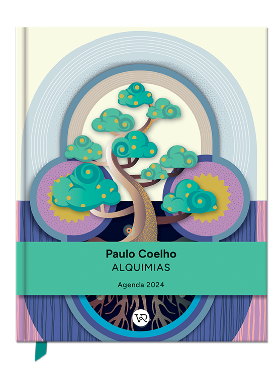 VR Editoras  Agenda Paulo Coelho 2024 – Cartoné Árbol