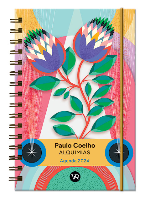 VR Editoras  Agenda Paulo Coelho 2024 - Flamencos