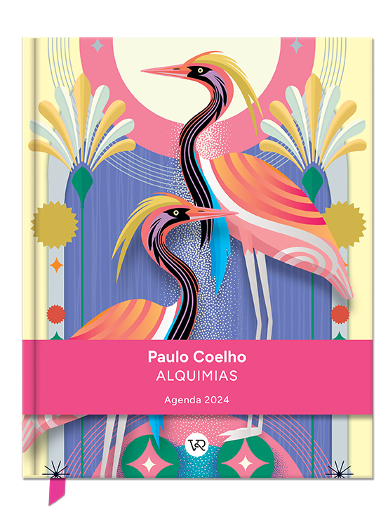 VR Editoras  Agenda Paulo Coelho 2024 - Flamencos